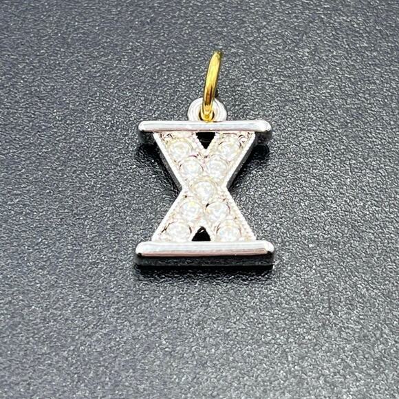 Joan Rivers Vintage Roman Numeral X
10 Ten Year Anniversary Rhinestone Charm - Picture 1 of 7